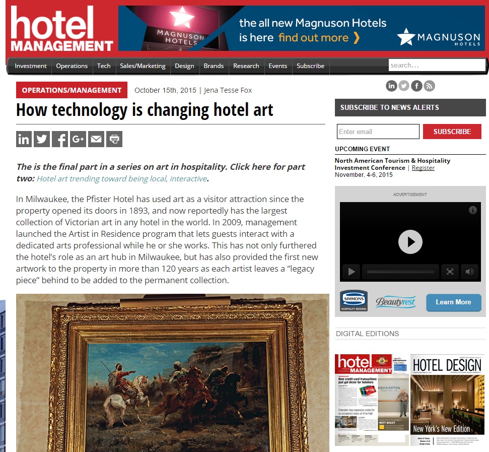 Hotel Management Hotel Art