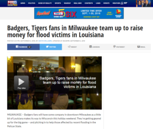 LSU and Madison Louisiana Pfister and Hilton Milwaukee Promotions