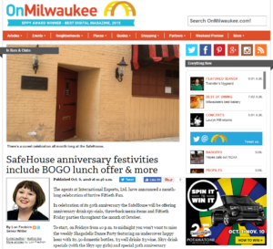 SafeHouse Restaurant in Milwaukee's 50th Anniversary