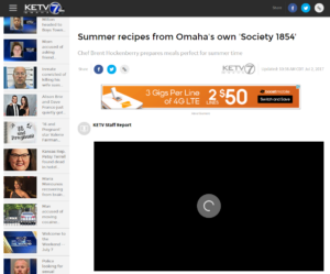Society 1854 at the Omaha Marriott Downtown on KETV-TV in Omaha