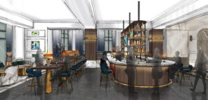 Saint Kate The Arts Hotel Bar Rendering